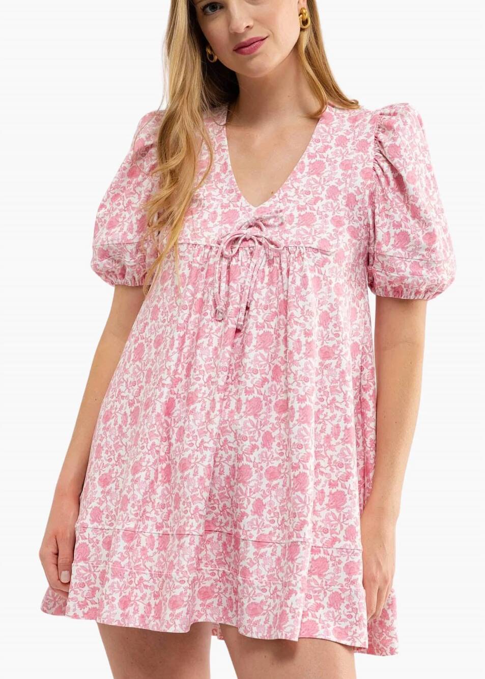 NEW SMITH & QUINN emme v-neck dress in spring morning